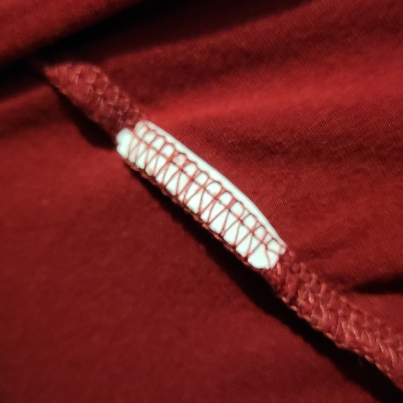 Sleeveless v-neck tunic - Shein - wine red - small - Picture 5 of 5